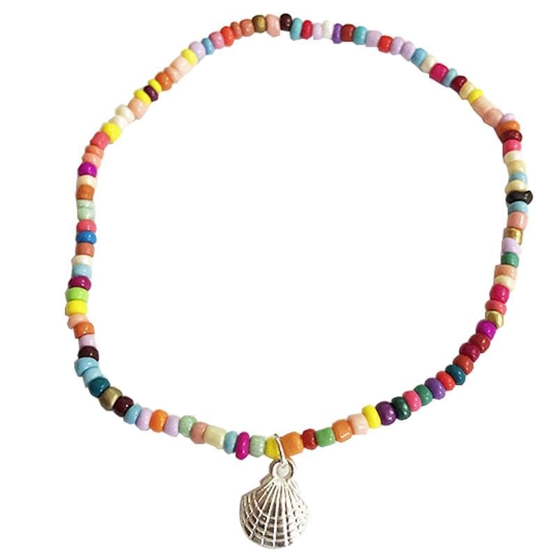 Bohemian Colorful Beads Shell Ankle Bracelets for Women Bennys Beauty World