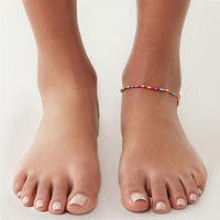 Bohemian Colorful Beads Shell Ankle Bracelets for Women Bennys Beauty World