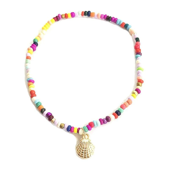 Bohemian Colorful Beads Shell Ankle Bracelets for Women Bennys Beauty World