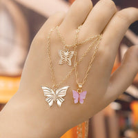 Bohemian Cute Butterfly Choker Necklace For Women Bennys Beauty World