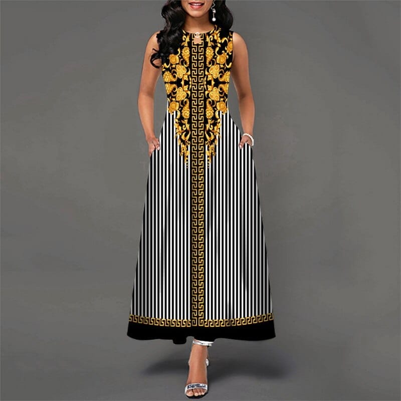 Bohemian Floral Print Hollow Out Dresses For Women Bennys Beauty World