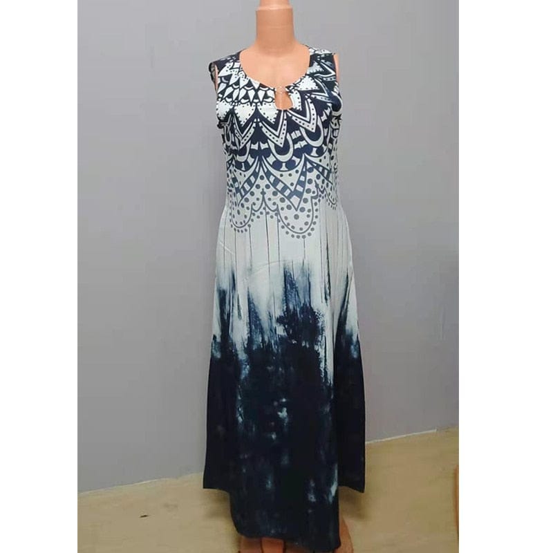 Bohemian Floral Print Hollow Out Dresses For Women Bennys Beauty World
