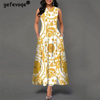Bohemian Floral Print Hollow Out Dresses For Women Bennys Beauty World