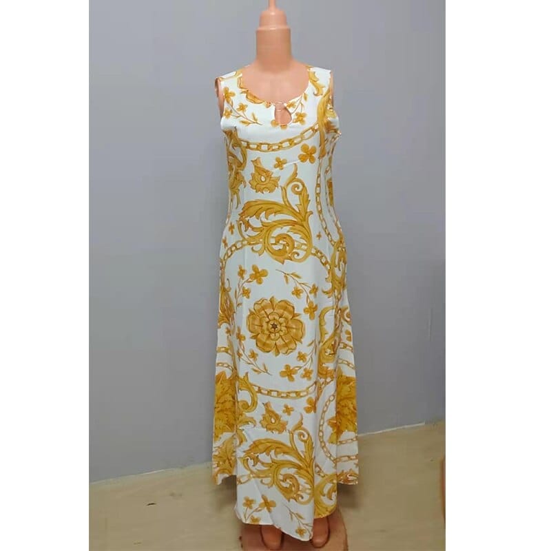 Bohemian Floral Print Hollow Out Dresses For Women Bennys Beauty World