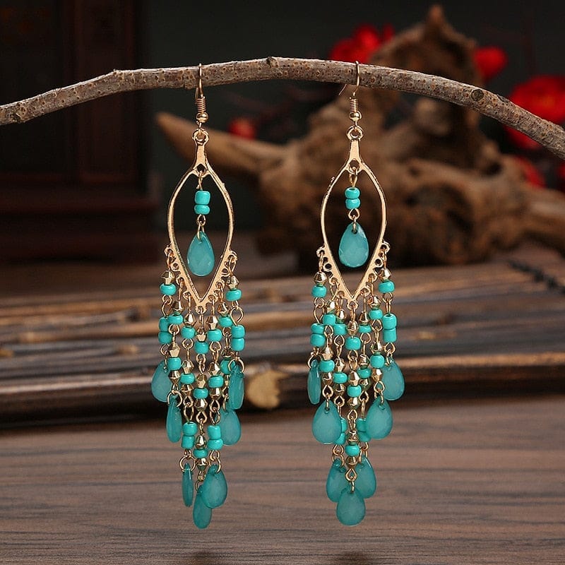 Bohemian Long Tassel Earrings For Women Bennys Beauty World