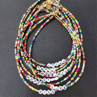 Boho Handmade DIY Rice Bead Necklace Bennys Beauty World