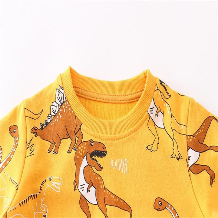 Boys  And Girls Clothes Dinosaurs Print Sweaters Tops BENNYS 