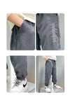 Boys' Casual Pants Thickened Plus Velvet Middle-aged Kids Bennys Beauty World