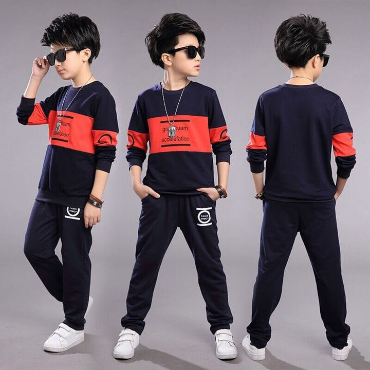 Boys Costume Tracksuit Camouflage Shirt & Pants 2PCS Children's Spring Outfits Set Bennys Beauty World