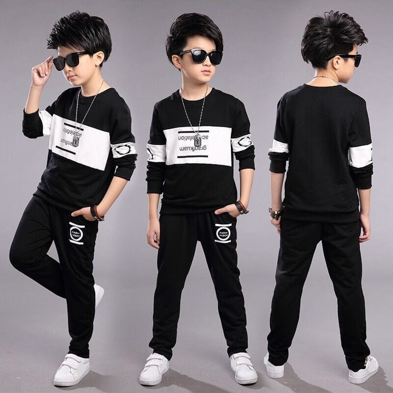 Boys Costume Tracksuit Camouflage Shirt & Pants 2PCS Children's Spring Outfits Set Bennys Beauty World