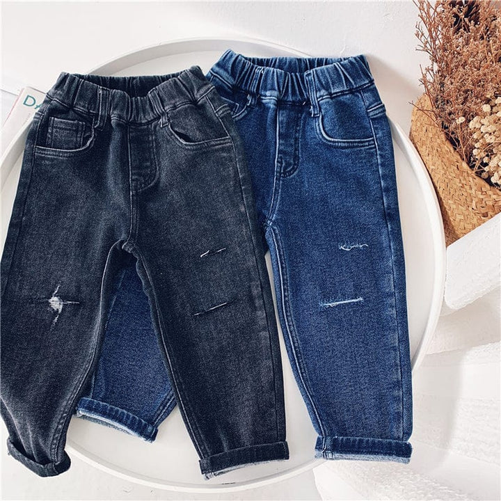 Boys  Fleece Jeans Straight Trousers Trendy Children s Clothing Bennys Beauty World