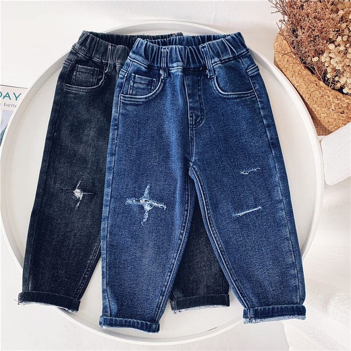 Boys  Fleece Jeans Straight Trousers Trendy Children s Clothing Bennys Beauty World