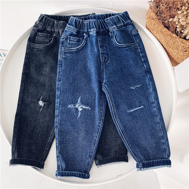 Boys  Fleece Jeans Straight Trousers Trendy Children s Clothing Bennys Beauty World