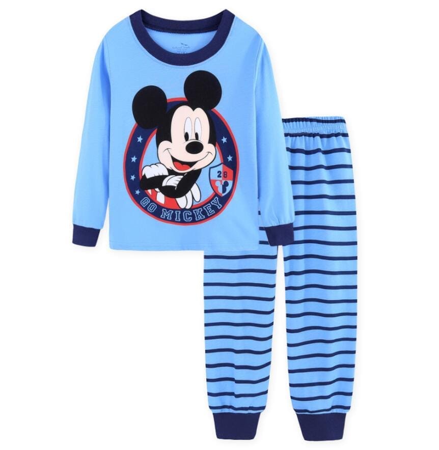 Boys Long Sleeve Pyjamas Kids Mickey Pyjamas Bennys Beauty World