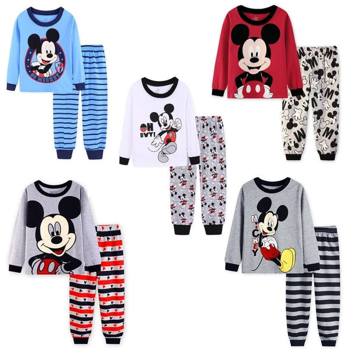 Boys Long Sleeve Pyjamas Kids Mickey Pyjamas Bennys Beauty World