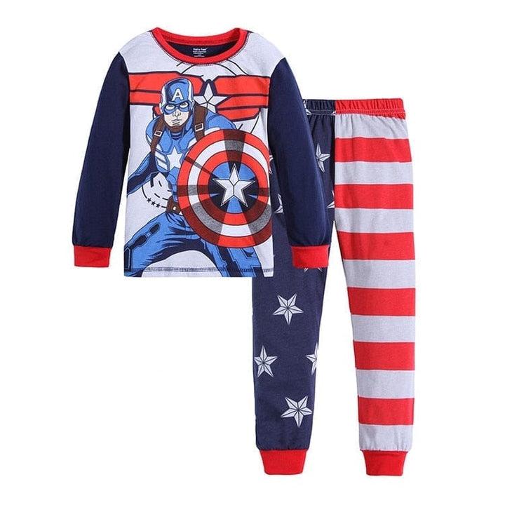 Boys Sleepwear Clothes Kids Spider Pyjamas Set Bennys Beauty World