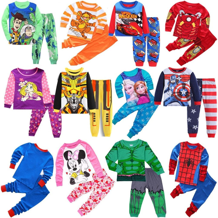 Boys Sleepwear Clothes Kids Spider Pyjamas Set Bennys Beauty World