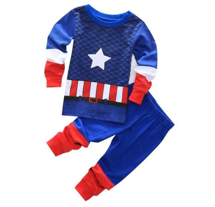 Boys Sleepwear Clothes Kids Spider Pyjamas Set Bennys Beauty World