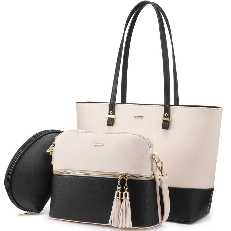 Brand Designer PU Leather Ladies Hand bag 3 pcs Bennys Beauty World