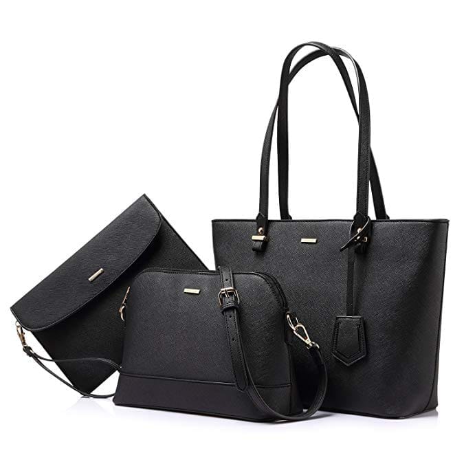 Brand Designer PU Leather Ladies Hand bag 3 pcs Bennys Beauty World