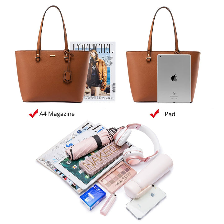 Brand Designer PU Leather Ladies Hand bag 3 pcs Bennys Beauty World