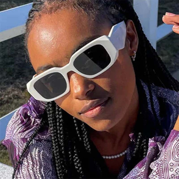 Brand Designer Women Sunglasses 2022 Vintage Ladies Irregular Square Sunglasses Bennys Beauty World