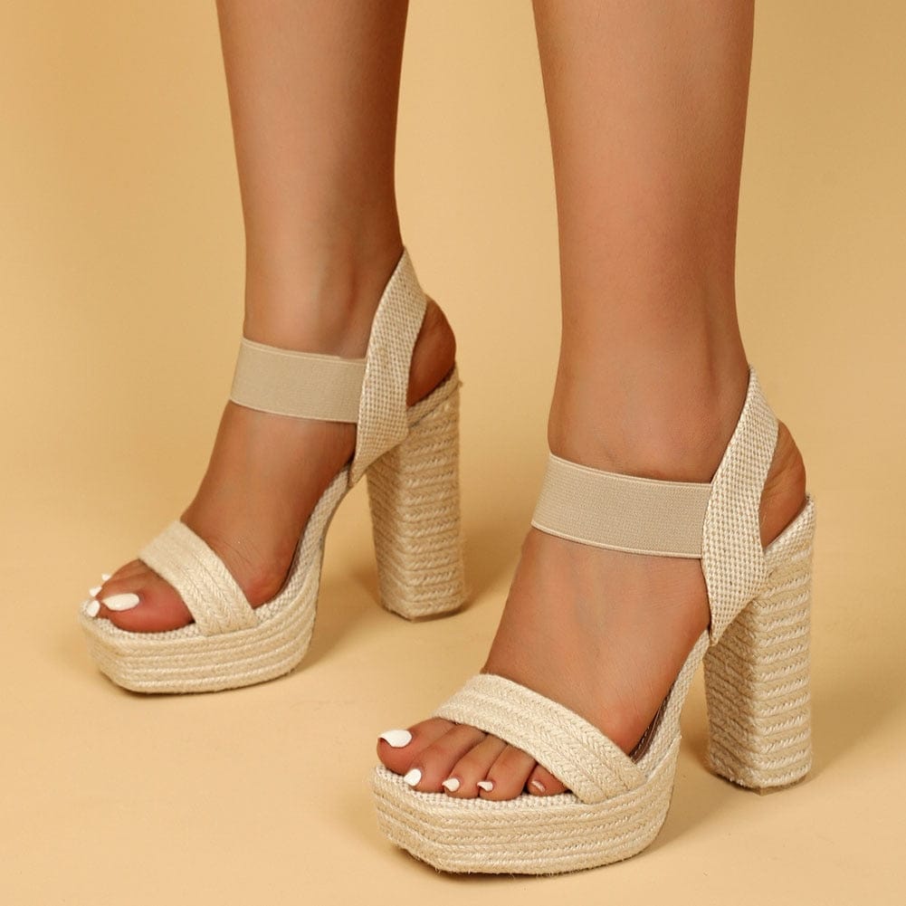 Brand New Ladies Colorful Platform Sandals Bennys Beauty World