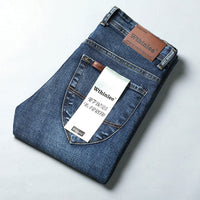 Brand New Men's Jeans Business Casual Elastic Denim Pants Bennys Beauty World