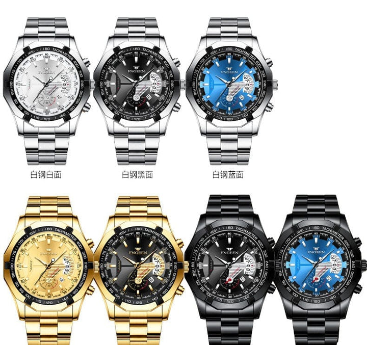 Brand New Men's Wrist Watches Quartz Watches For Men Bennys Beauty World