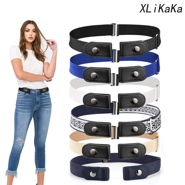 Buckle-Free Elastic Belt Women's Plus Belts for Denim Pants Bennys Beauty World