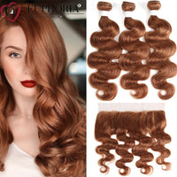 Burgundy Body Wave Bundles With Frontal 13x4 Lace 99J Red Brazilian Remy Human Hair Bennys Beauty World