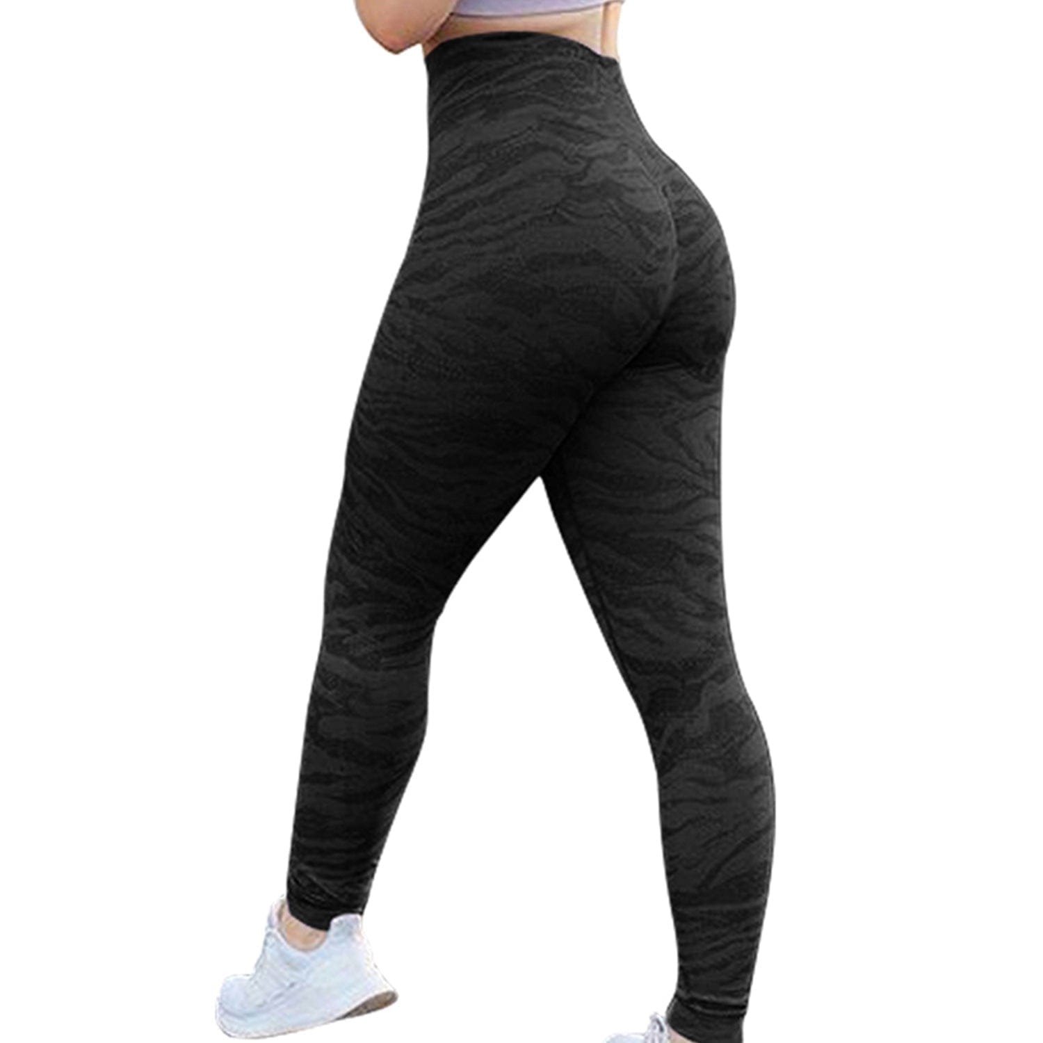 Black Booty Workout Leggings for Gym