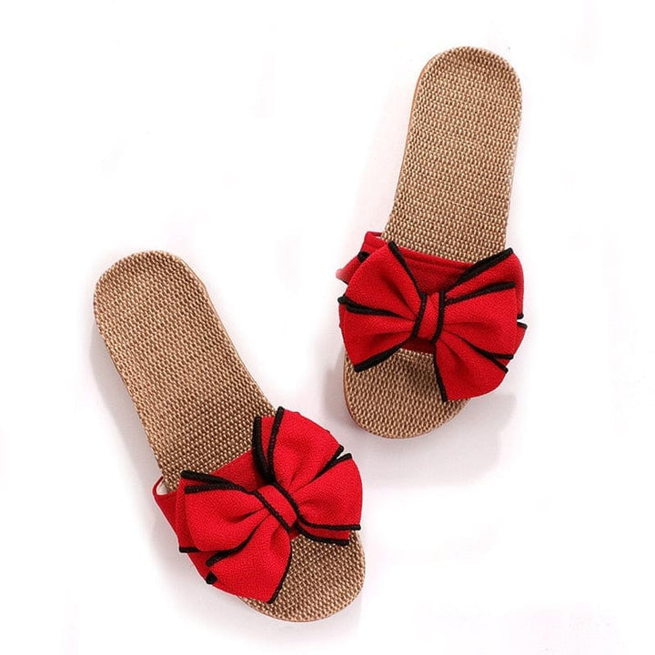 Butterfly-Knot Home Slippers Summer Cool Eva Slippers For Women Bennys Beauty World