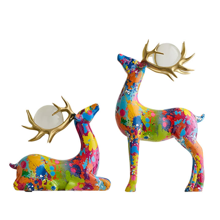 2pcs Livingroom Figurine Ornaments