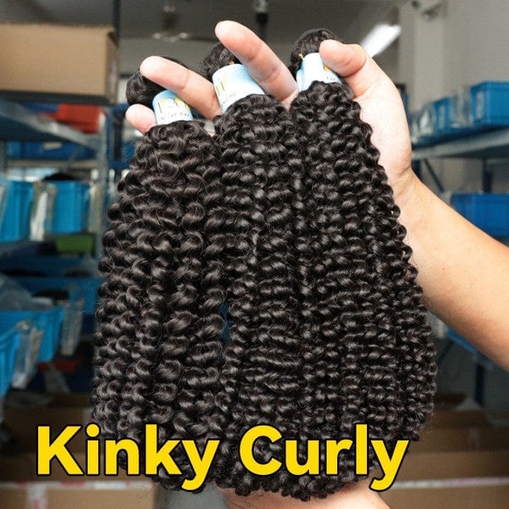 Cambodian Virgin Hair,Kinky Curly Human Hair Weave Extension Bennys Beauty World