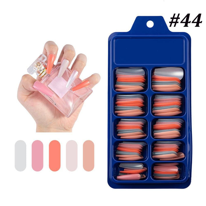 Candy Color Full Cover Matte False Fake Nails Extension False Nails Bennys Beauty World