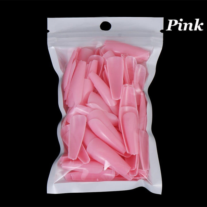 Candy Color Full Cover Matte False Fake Nails Extension False Nails Bennys Beauty World