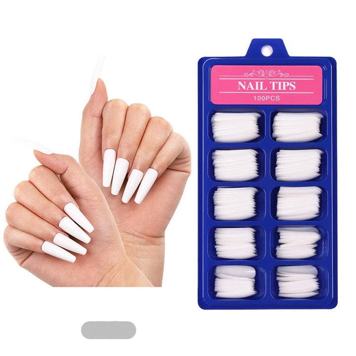 Candy Color Full Cover Matte False Fake Nails Extension False Nails Bennys Beauty World