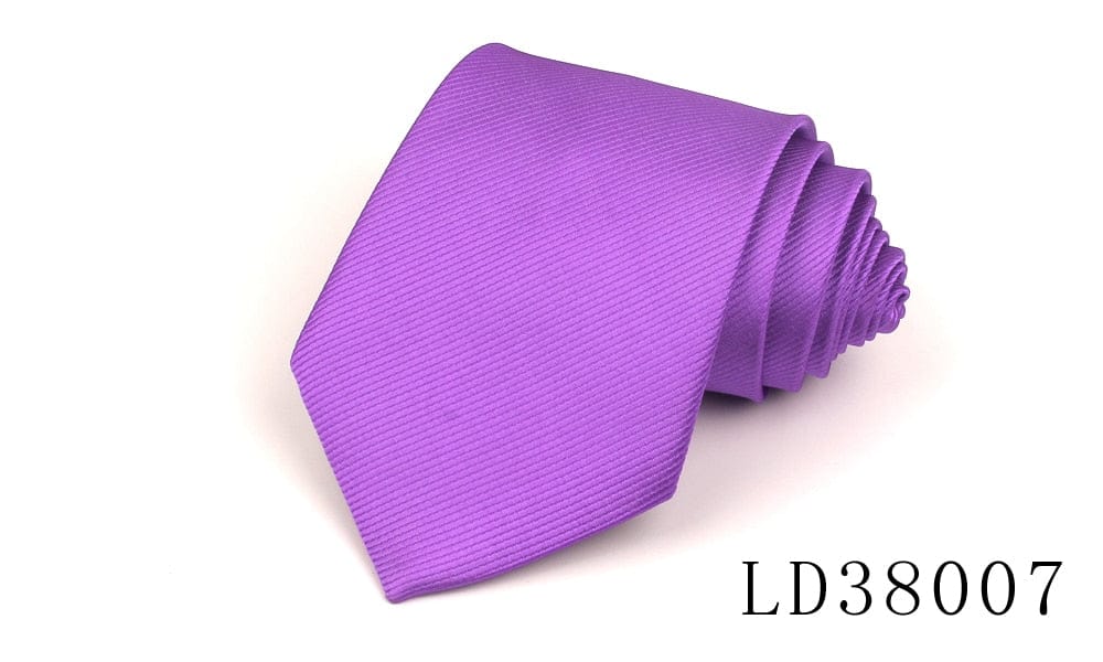 Candy Color Ties For Men  Polyester Classic Neckties Bennys Beauty World