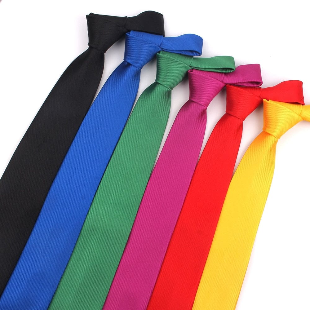 Candy Color Ties For Men  Polyester Classic Neckties Bennys Beauty World