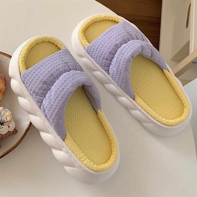 Candy Colored Cotton And Hemp Slippers For Home Use In Leisure Room Bennys Beauty World