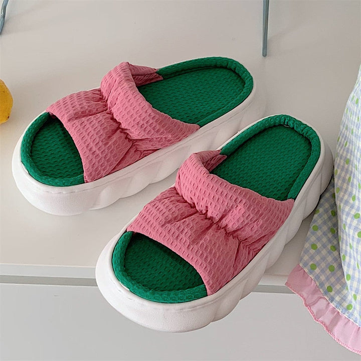 Candy Colored Cotton And Hemp Slippers For Home Use In Leisure Room Bennys Beauty World