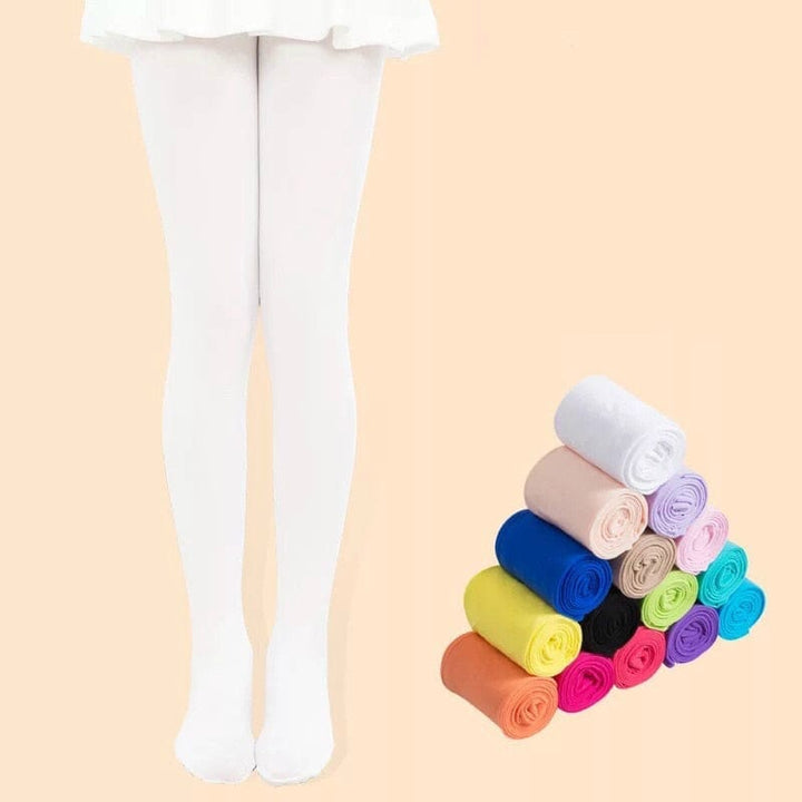Candy color children tights  for baby girls kids cute velvet pantyhose Bennys Beauty World