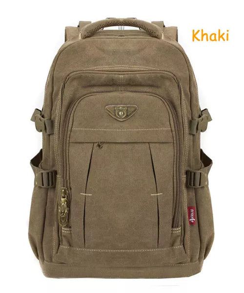 Canvas Military School Backpack Bennys Beauty World