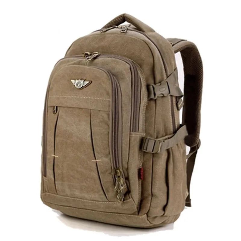 Canvas Military School Backpack Bennys Beauty World