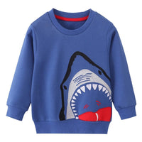 Cartoon Aircrafts Boys Sweatshirts For Toddlers Bennys Beauty World