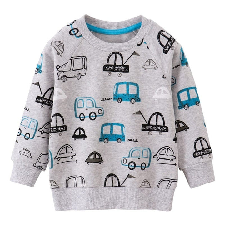 Cartoon Aircrafts Boys Sweatshirts For Toddlers Bennys Beauty World