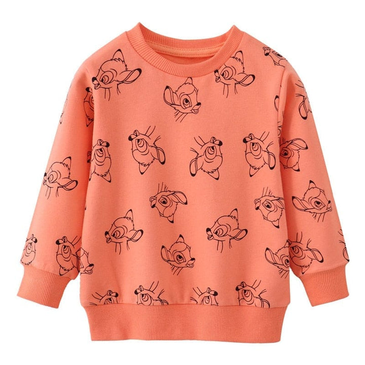 Cartoon Cotton Toddler Sport Shirts Hooded Sweatshirt Bennys Beauty World