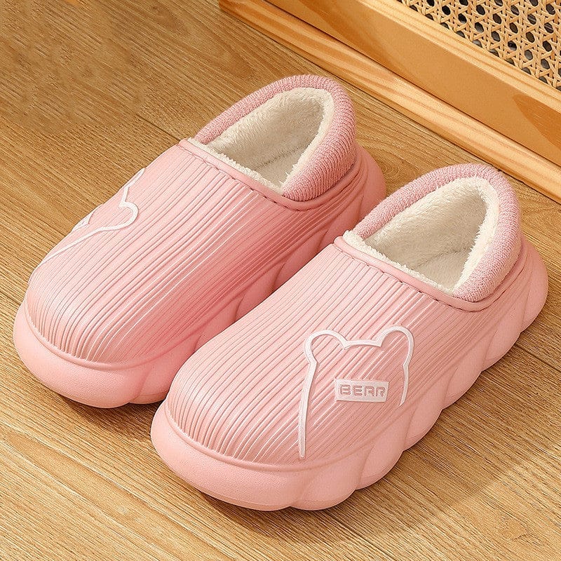 Cartoon Waterproof Cotton Slippers For Women In Winter Bennys Beauty World