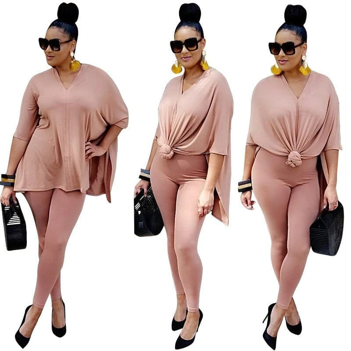 Casual Loose Two Piece,Women Plus Size Women Clothing Bennys Beauty World